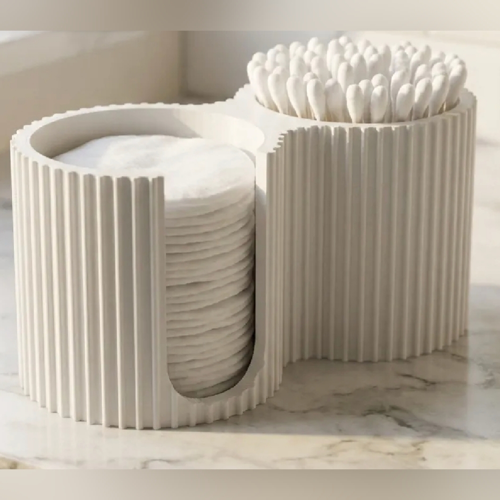 White Dual Compartment Organizer
